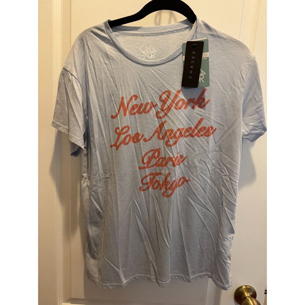 Anthropologie Chaser City Travel Graphic T-Shirt
